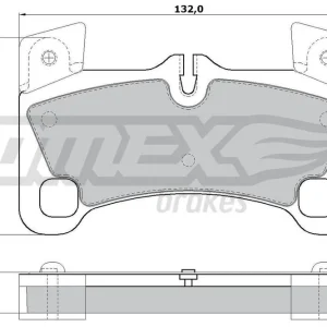 Hit sprzedaży Zestaw klocków hamulcowych, hamulce tarczowe TOMEX BRAKES TX 17-15