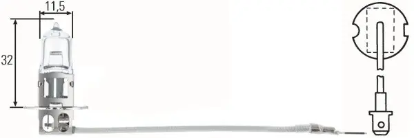Żarówka, reflektor HELLA 8GH 002 090-153 Ograniczona ilość