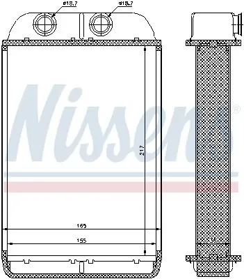 Rabat Nagrzewnica NISSENS 70232 4B1819031C
