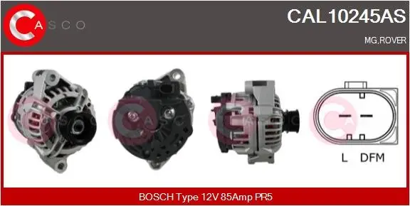 Promocja ALTERNATOR 12V 85A CASCO CAL10245AS