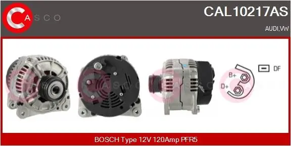 Zamów dziś ALTERNATOR 12V 120A CASCO CAL10217AS