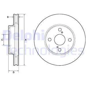 TARCZA HAM.TOYOTA COROLLA -07 Kup online