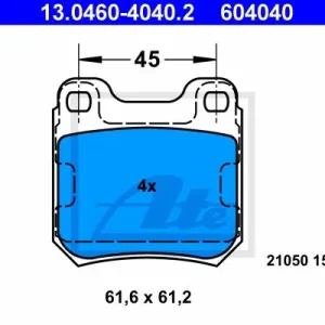Promocja KLOCKI HAM.TYL OPEL OMEGA A 86-94