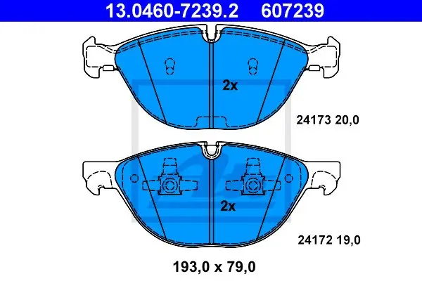 KLOCKI HAM.PRZOD BMW X5 E70 07- Oferta