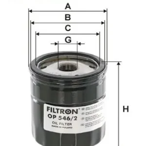 Filtr oleju FILTRON OP546/2 LS929 Wybór klientów
